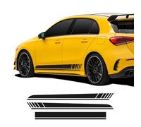 TaoZong Coche Pegatinas de Rayas para Mercedes Benz Classe A W177 5 Door Hatchback,CalcomaníA para FaldóN de Puerta Lateral de Coche DecoracióN del Cuerpo Accesorios