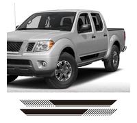 TaoZong Coche Pegatinas de Rayas para Nissan Frontier NP300,CalcomaníA para FaldóN de Puerta Lateral de Coche DecoracióN del Cuerpo Accesorios