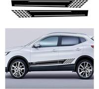 TaoZong Coche Pegatinas de Rayas para Qashqai j11 j10,CalcomaníA para FaldóN de Puerta Lateral de Coche DecoracióN del Cuerpo Accesorios