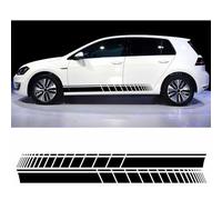 TaoZong Coche Pegatinas de Rayas para VW Golf 5 6 7,CalcomaníA para FaldóN de Puerta Lateral de Coche DecoracióN del Cuerpo Accesorios