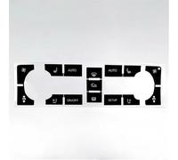 TaoZong Pegatinas Interiores De Coche para Audi A8 D3 2004-2009, Panel De Control De Aire Acondicionado CalcomaníAs De BotóN De Clima De Radio,F