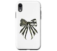 Tap Dance Dancer Shoe Dancing 4 de julio bandera estadounidense camuflaje Carcasa para iPhone XR