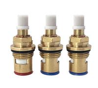 Tap Magician juego de 3 de cerámica cartucho de grifo de válvulas Compatible con Franke Triflow Kubus y Olympus con clip en el mango