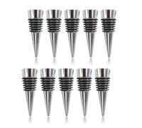 Tap?n de vino de 10 piezas, tap?n de botella decorativo reutilizable, juego de tapones de ahorro para regalo de boda, cocina y bar