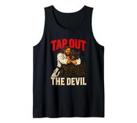 Tap out The Devil Christian Arts Fighter BJJ Camiseta sin Mangas