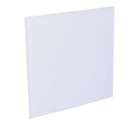Tapa 175x175 mm cristal blanco mate para extractor 08413 ø10cm edm