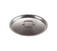 Le Creuset Tapa de Acero Inoxidable, Una capa, diámetro 30 cm, 439 g, Diseño apto para la sartén de servir, 96100830000098