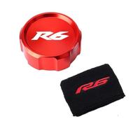 Tapa Aceite Líquido Frenos Tapa del Depósito De Aceite del Freno Delantero De La Motocicleta, Funda De Regalo, Calcetines para Yam&aha YZFR6 YZF R6 R6S 1999-2021 2005 2007 2010