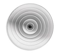 VAELLO 75491 Tapa Aluminio Lisa Ø40CM, Metal, Neutro, 40 Centimeters cm