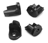 Tapa amortiguadora de aluminio RC piezas mejoradas para ARRMA 1/14 Mojave GROM 1/18 Typhon GROM 1/18 Granite GROM RC Car (negro)