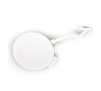 Tapa Anilla De Remolque Trasera Para P&orsche Para Cayenne 958 GTS S Turbo Sport Base 2011-2014 95850544900 95850545000 Cubierta del gancho de remolque(Izquierda-Blanco)