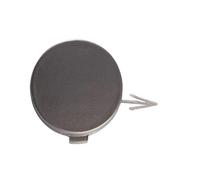 Tapa anilla remolque automático Para F&ord Para Fiesta 2012-2017 1805922 C1BB17A989AA Tapa Gancho Remolque Parachoques Delantero Cubierta Ojo Remolque Accesorios Automóvil(Lado del pasajero negro)