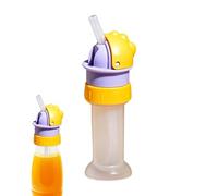 Tapa Antiderrame para Botella de Agua Infantil,Tapa Reutilizable a Prueba de Fugas y Antiderrame con Pajita | para Botella de Agua,Almacenar Bebidas, Beber, Mochila, Niños Y Niñas, Vaso Entrenado