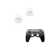Tapa antideslizante para joystick para gamepads 8BitDo SN30 Pro y SF30 diseñada para un mejor agarre y un control preciso durante los juegos prolongados (blanco)