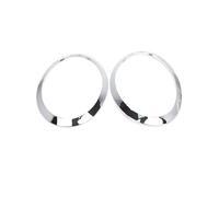 Tapa Antipolvo Faro Led Para BMW Para MINI F55/F56/F57 2014-2021 OEM 51137300631 51137300632 51712355798 2 Uds Anillo Embellecedor Faro ABS Negro(02)