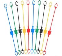 Tapa antipolvo hidráulica, conector de cara plana de 1/2 pulgada Acoplador hidráulico de conexión rápida, tapa antipolvo macho y hembra, ISO5675, pieza de tractor (10 piezas)