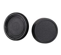 Tapa antipolvo para el cuerpo de la cámara Nikon F Mount Nikon D6 D5 D4 D780 D850 D7500 D5600 D3500 D90 y tapa de lente trasera compatible con lentes Nikon F Mount