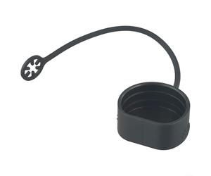Tapa antipolvo tipo 2 para puerto de cargador para estación de carga EV, carcasa protectora de PVC con ajuste de 63 mm, protector negro resistente a la intemperie para uso en exteriores