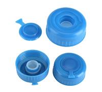 Tapa Antisalpicaduras de Repuesto para Botella de Agua de un Galón, Paquete de 5 Tapas de Rosca para Almacenamiento de Agua Limpia, Apta para Botella de Φ5,5 Cm, Azul