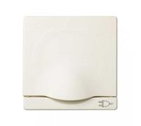 Tapa articulada enchufe 2 polos+toma tierra lateral seguridad Simon 82 marfil SIMON 82090-31