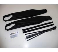 POLISPORT 8456500001 - Protector de basculante de poliamida resistente y duradero fácil de instalar compatible con motocicletas Husqvarna, GAS GAS, KTM en color negro