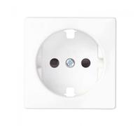 Tapa base de enchufe Schuko blanco mate Simon Simon 82 concept - 8200041-090