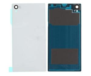 Tapa BATERIA para Sony Xperia Z1 L39H C6903 C6902, Trasera Cristal Blanca Blanco