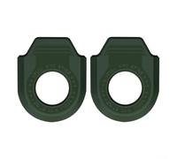Tapa Bielas para Bicicleta Carbono Tapa Bielas para Bicicleta | Material para tpu para fuerte, elástico, ajuste seguro, protege contra impactos, ideal MTB(Green-A)