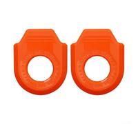 Tapa Bielas para Bicicleta Carbono Tapa Bielas para Bicicleta | Material para tpu para fuerte, elástico, ajuste seguro, protege contra impactos, ideal MTB(Orange-A)