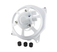 Tapa bomba agua STR8 EXTREME CUT blanca para Yamaha Aerox 50 | In ojinete impulsor compatible con Aprilia SR 50 Racing LC hasta año 2000, MBK Nitro 50 desde año 1999