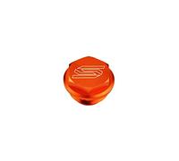 Tapa Bomba Freno Trasero Aluminio SCAR compatible con KTM SX SXF EXC EXCF SMR 125 250 350 450 04-23 - Naranja