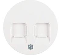 Tapa central con protección de suciedad y portaetiquetas doble, R.1/R.3, bl pol