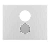 Tapa central para toma altavoz y conector mini, K.5, aluminio