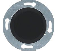 Tapa ciega, 1930/G/P, con base y garras, negro brillo