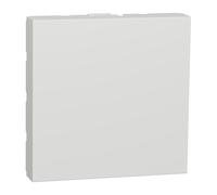 Tapa ciega 2 módulos new unica blanco polar schneider