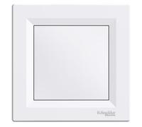 Tapa ciega Asfora color blanco placa de pared empotrable para cubrir caja electrica