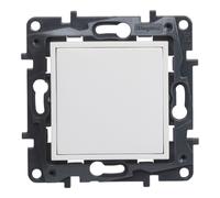 Tapa ciega blanco legrand niloe step