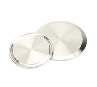 Tapa ciega de acero inoxidable SUS 304 de 1,5", 2", 3", 4" y 6" for vino y cerveza casera, diámetro exterior de 25 mm a 183 mm(145mm)