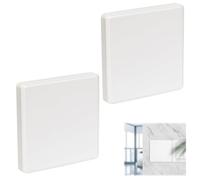 Tapa Ciega Enchufe Cables pared, 2Pcs 86 * 86 mm Tapa para Cuadro Registro Electrico de Contador de Luz, Adecuado para Enchufes o Interruptores no Utilizados, Color Blanco