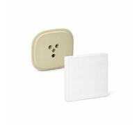 Tapa ciega específica para toma telefónica trifásica. Encastrable sin adhesivo de doble cara. Dimensiones 85 x 85 mm (placa para trifásico)