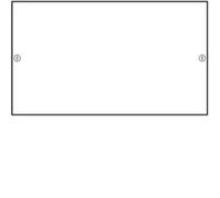 Tapa ciega fija de 200x350 mm para armarios quadro4/5/plus