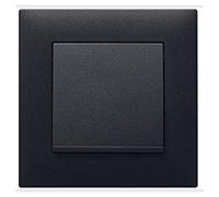 Tapa ciega salida cables serie lumina (WL7033) color negro