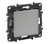 Tapa ciega y adaptador para Mosaic Legrand 864379serie Niloe StepAluminio
