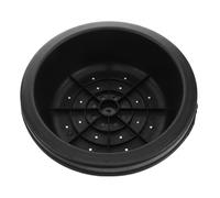 Tapa Circular Negro de Alcantarilla de Plástico para Redonda Jardín