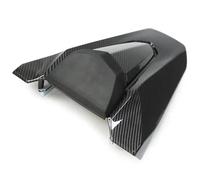 Tapa Cola Trasera para CB650R para CBR650R 2024 2025 Motocicleta Pillion Asiento Trasero De Pasajero Cojín Cubierta Capó Carenado Joroba Cubierta Asiento Trasero(Aspecto de Carbono)