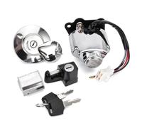 Tapa Combustible Interruptor Encendido Cerradura Asiento Para Shadow 400, Para Steed VT600, VT250 Para Magna 250 Cilindro De CerraduraDel Interruptor De Encendido