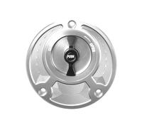 Tapa Combustible Tapa del Tanque De Combustible De Motocicleta, Tapa del Tanque De Gasolina Y Aceite para YZF R3, R25, R6, R1, R125, 250, Años 2010 A 2023.(Sliver Black)