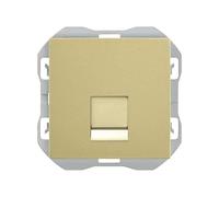 Tapa con 1 conector RJ45 Cat6Simon 20000187-097 Simon 270Bronce 2modulos