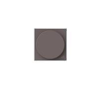 Tapa con botón regulador giratorio Serie Sky de Niessen - Taupé