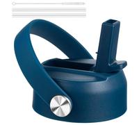 Tapa con popote para botellas de agua Hydro Flask de boca ancha. Tapa superior con popote compatible con Hydro Flask de 32 y 40 oz. Tapa de repue